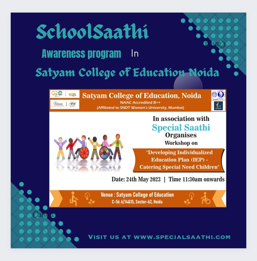 Schoolsaathi Awareness Program-Empowering future Teachers for Inclusive Education