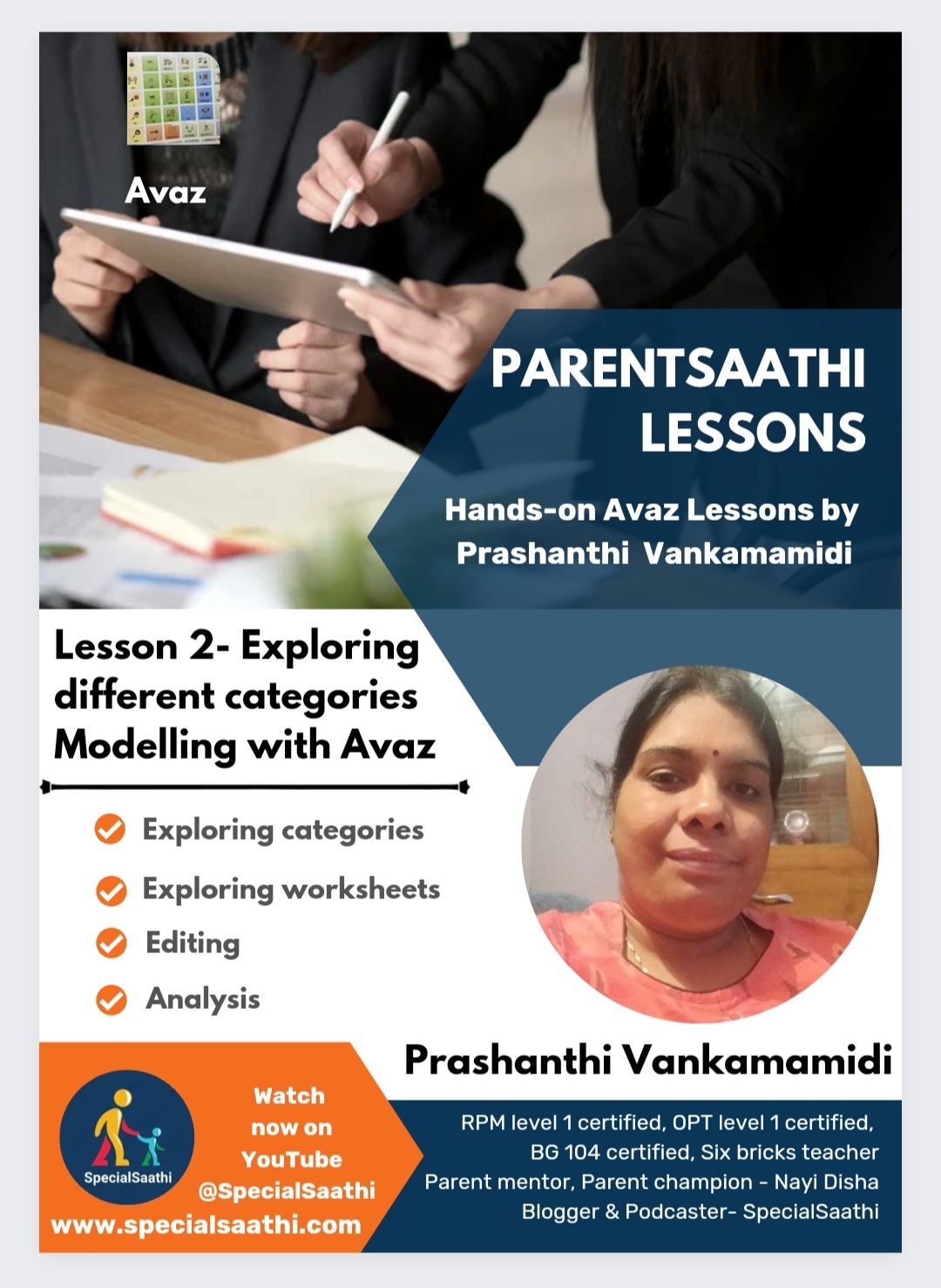 Exploring different categories Modelling- Hands on Avaz lessons- 2